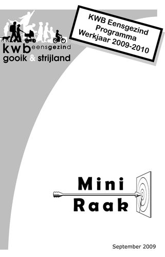 Kaft van Mini Raak 200909